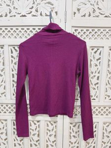 🎀Purple Turtleneck Top By FB Sister ()