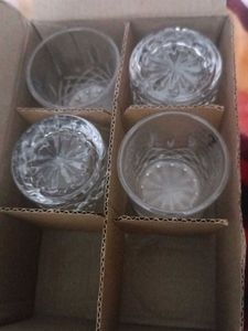 Crystal Whiskey Glasses - Set of 4
