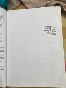 B.ed entrance exam book