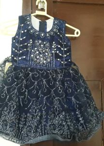 Cute Blue Party Dress