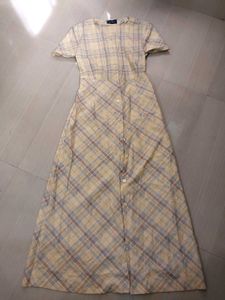 Yellow Flannel Dress