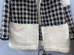 Loose  Collar Button Faux Fur Coat