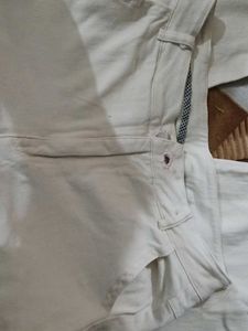 Off White Cargo Pant
