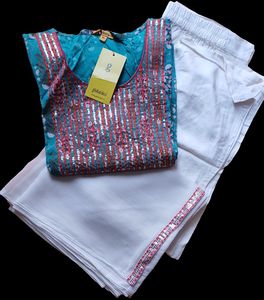 Global Desi Suit Set With Sequence Work #suit