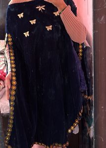 Style Navy Blue Cape