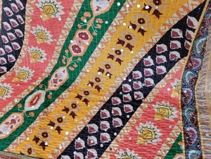 Festive Dupatta With Real Mirror Work