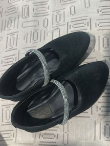 Black Kids Wear with Rhinestone Strap