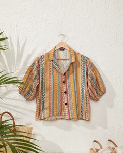 Striped Short Sleeve Shirt