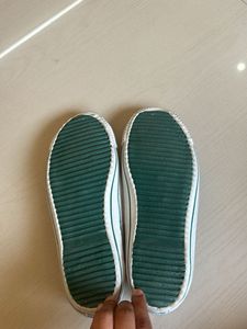 White bata shoes