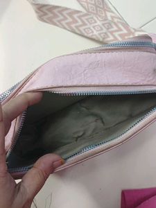 Pink Crossbody Bag