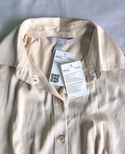 H&amp;M Pleated Shirt