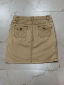 Khaki Mini Skirt