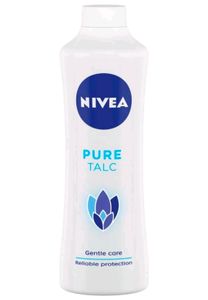 NIVEA Talcum Powder for Men & Women, Pure, For Gentle Fragrance & Reliable Protection Against Body Odour, 400 g