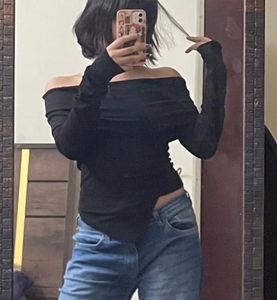 SAVANA off Shoulder Black Top