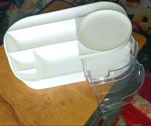 White Cosmetic Organizer