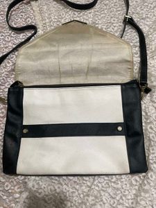 100% leather sling bag