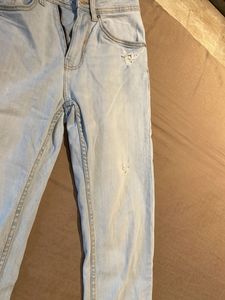 Zara Ice Blue Denim - Carrot Fit