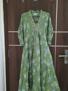 Vintage Floral Print Kurti