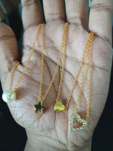 Cute Gold Plated Chain Necklaces