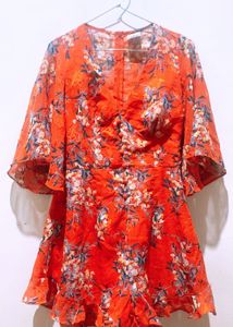 Floral Print Mini Dress