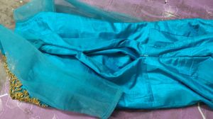 Teal Embroidered Indian Dress 👗 New