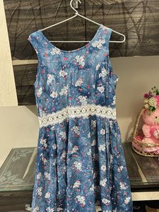 Floral Denim Dress