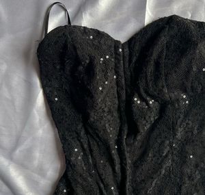 BLACK TUBE BODYSUIT