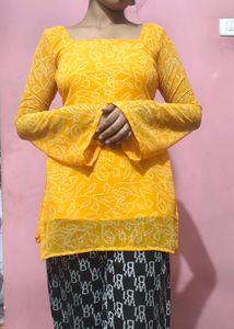 Bandhani Print Kurti  Stich For Sale Purpuse
