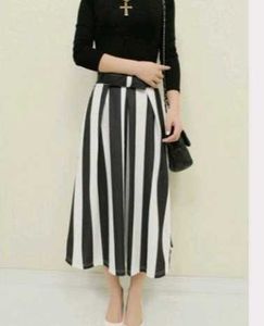 Black and white skirt