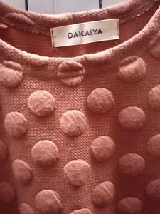 Cute Brown Dot Dress