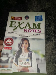 Exam Notes For B.a 6th Sem