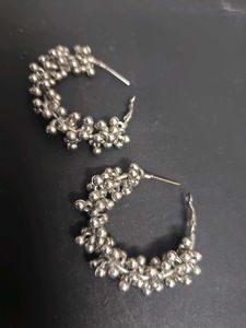 Silver Hoop Earrings