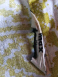 Max Short Kurti - Mustard &amp; White