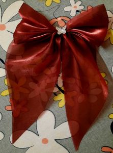 Red Butterfly Hair Bow