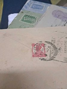 British India envelopes +Stamp