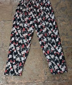 Black Floral Co-ord Set