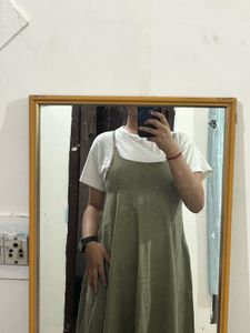 Olive Green Mini Dress