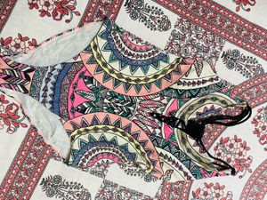 Patterned Swim Cover-Up