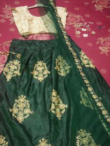 Elegant Green Lehenga Choli