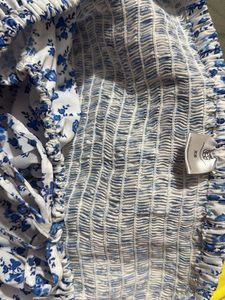 Floral Print Crop Top