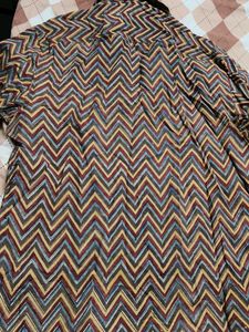 Fabindia Men Cotton Multi Colour Printed Shirt