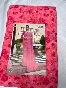 GEORGETTE FLORAL SAREES FOR WOMEN