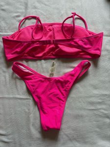 Sexy Hot Pink Bikini Set