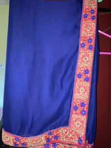 Elegant Blue Saree