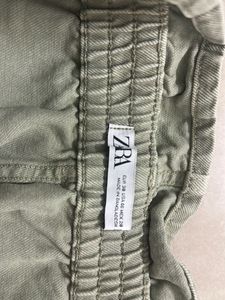 Sage Green Belted Shorts