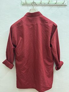 Maroon Long Sleeve Over sized Shirt