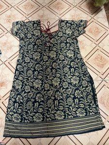 Floral Print Kurta