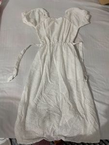 White Eyelet Summer Dress