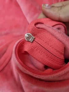 Authentic Juicy Couture Pink Velour Zip Hoodie