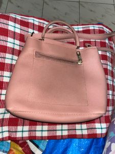 Dusty Rose Satchel Bag